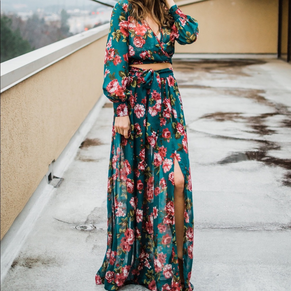 Two Piece Floral Set